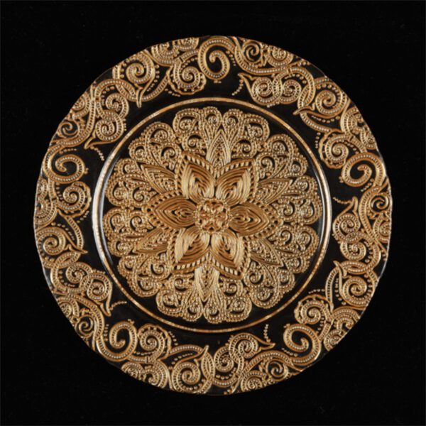 Wholesale glass charger plate PZ-053 product photo